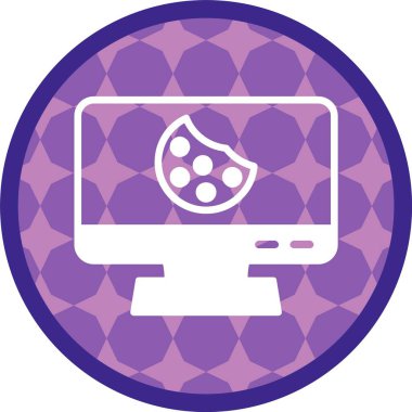 Web Kullanımı için Sanat Simgesi, Basit Vektör İllüstrasyonu