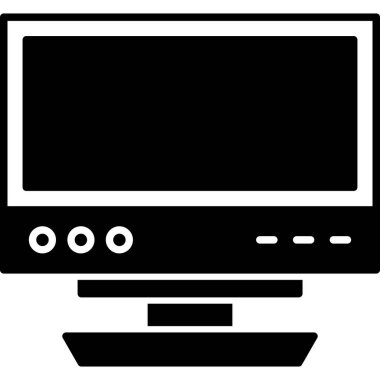 TV izleyici vektörü, illüstrasyon, sağlam tasarım