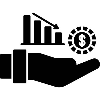 para ve finans ikonu vektör illüstrasyon grafik tasarımı