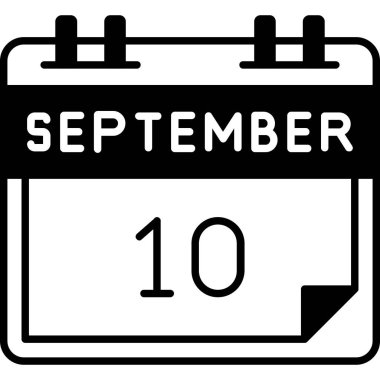 10 Eylül takvim simgesi