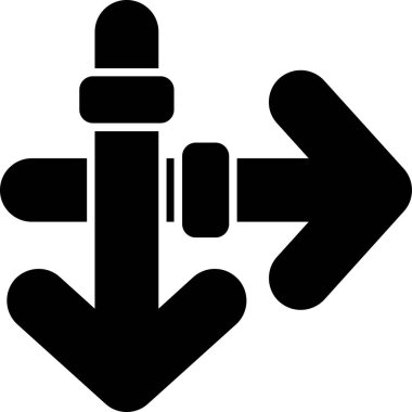 Katı biçimli çapa gezinme simgesi