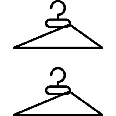 askı simgesi, vektör illüstrasyonu