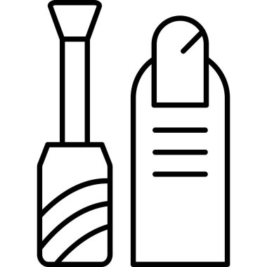 Golf simgesi, vektör illüstrasyonu