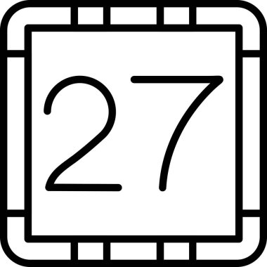 Takvim simgesi vektör illüstrasyonu