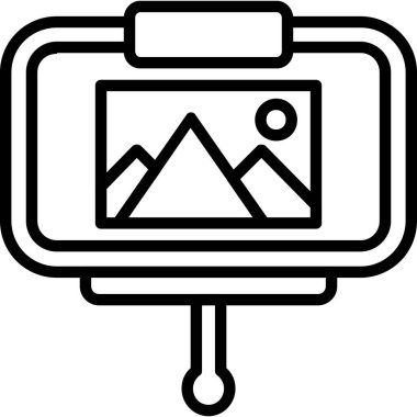 kamera fotoğraf çerçevesi simgesi