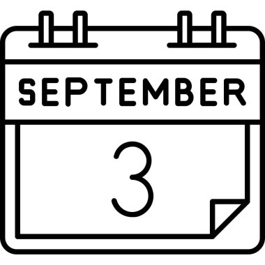 Takvim simgesi, vektör çizimi