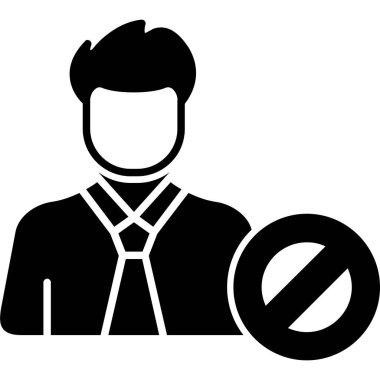 Çapraz ikonlu Avatar Adam. vektör tasarımı