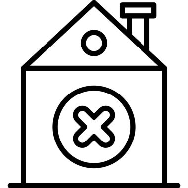 Ev. Web simgesi basit tasarım