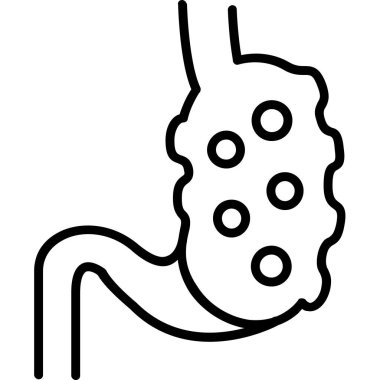 Böbrek hastalığı ikonu. Beyaz arkaplanda izole edilmiş web tasarımı için böbrek hastalığı taşıyıcı simgesi