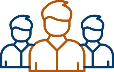 Takım Simgesi, Web Kullanımı için Basit Vektör İllüstrasyonu