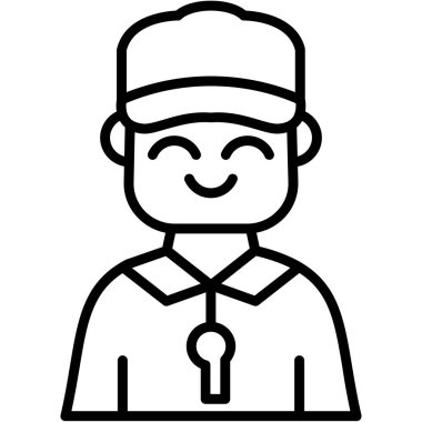 avatar insan simgesi ana hatları biçiminde