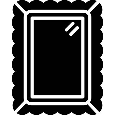 Kart. Web simgesi basit illüstrasyon