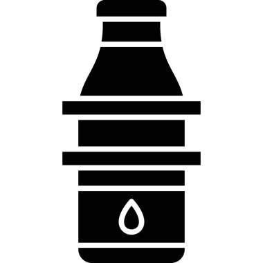 Şişe. Web simgesi basit illüstrasyon