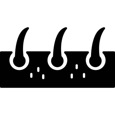 Bir atın çizgi film ikonunun vektör çizimi