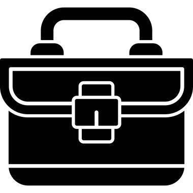 çanta dosya simgesi ana hat biçiminde