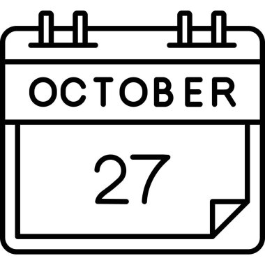 Takvim simgesi tasarımı, vektör illüstrasyonu