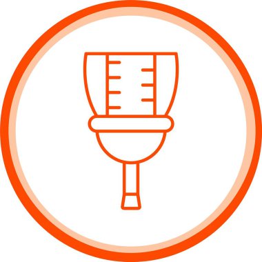 Tahta bacak Simgesi, Web Kullanımı için Basit Vektör İllüstrasyonu