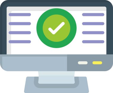 dizüstü bilgisayar web simgesi basit tasarım