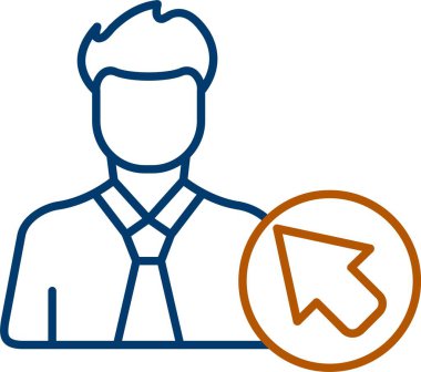 Web Kullanımı için Kullanıcı Tıklama Simgesi, Basit Vektör İlülasyonu