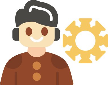 kulaklıklı avatar müşteri servisi