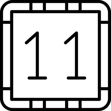 number one icon vector illustration