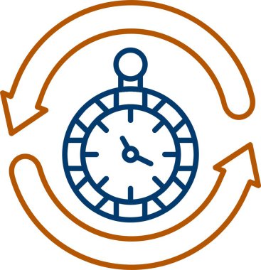 Web Kullanımı için Simgeyi Tazele, Basit Vektör İllüstrasyonu