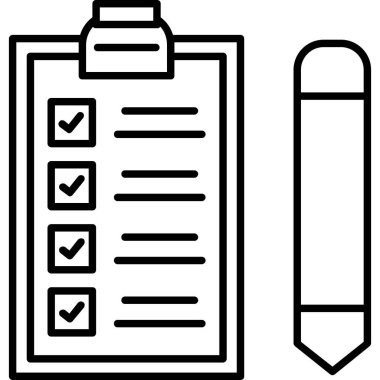 kontrol listesi simgesi