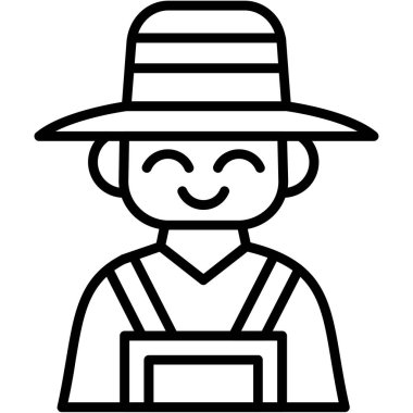 Çiftçi çiftçi ikonu