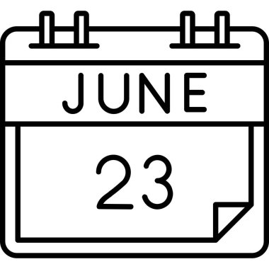 Takvim simgesi tasarımı, vektör illüstrasyonu