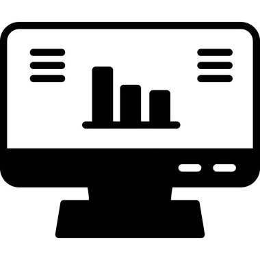 iş grafiği vektör simgesi tasarımı