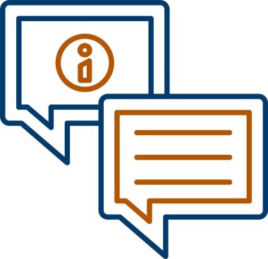 Web Kullanımı için Bilgi Simgesi, Basit Vektör İllüstrasyonu