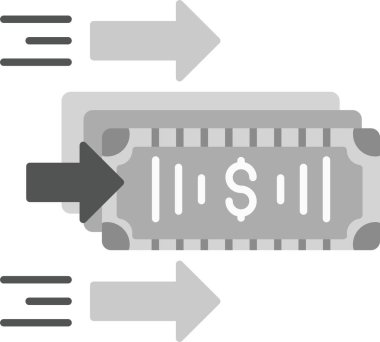 Web kullanımı için Aktarım Simgesi, Basit Vektör İllüstrasyonu