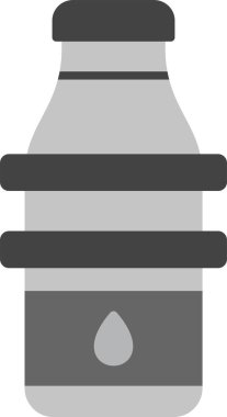 Su Şişe Simgesi, Web Kullanımı için Basit Vektör İllüstrasyonu