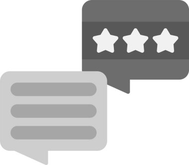 Web Kullanımı için Sohbet Simgesi, Basit Vektör İllüstrasyonu