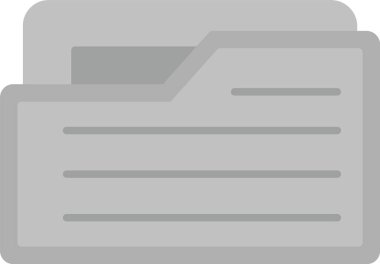 Web Kullanımı için Dizin Simgesi, Basit Vektör İllüstrasyonu