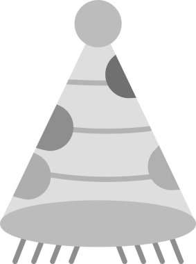 PartyHat Simgesi, Web Kullanımı için Basit Vektör İllüstrasyonu