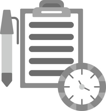 Taslak biçiminde pano kontrol listesi simgesi