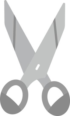 Web kullanımı için Makas Simgesi, Basit Vektör İllüstrasyonu