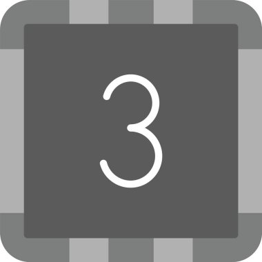 Web Kullanımı için 33Simge, Basit Vektör İllüstrasyonu