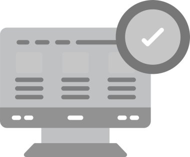 Web Kullanımı için Kullanılabilirlik Simgesi, Basit Vektör İllüstrasyonu