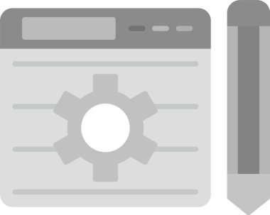 Web Kullanımı için Günlük Simgesi, Basit Vektör İllüstrasyonu