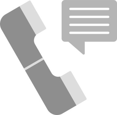 Web Kullanımı için Basit Vektör İllüstrasyonu Telefon Çağrısı Simgesi