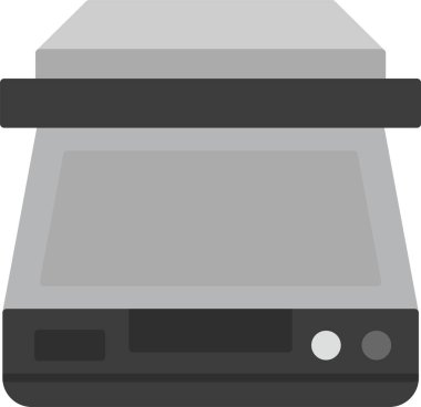 Web kullanımı için Tarayıcı Simgesi, Basit Vektör İllüstrasyonu