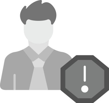 iş adamı simgesi vektör illüstrasyonu