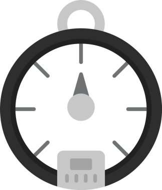 Web Kullanımı için Barometre Simgesi, Basit Vektör İllüstrasyonu