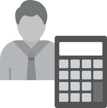 Web Kullanımı için Hesap Simgesi, Basit Vektör İllüstrasyonu