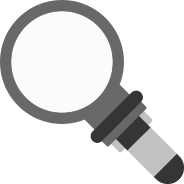 Web Kullanımı için büyüteç vektör simgesi, Basit Vektör İllüstrasyonu