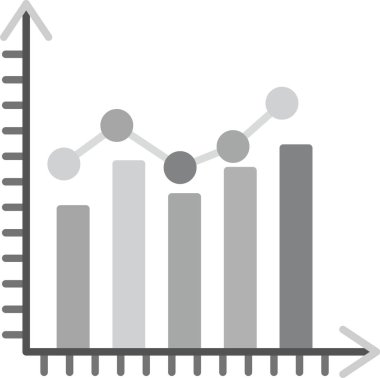 Web Kullanımı için Analitik Simge, Basit Vektör İllüstrasyonu