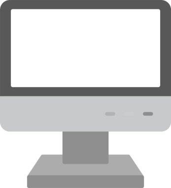 Web Kullanımı için Bilgisayar Simgesi, Basit Vektör İllüstrasyonu