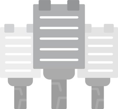 Web Kullanımı için Placard Simgesi, Basit Vektör İllüstrasyonu